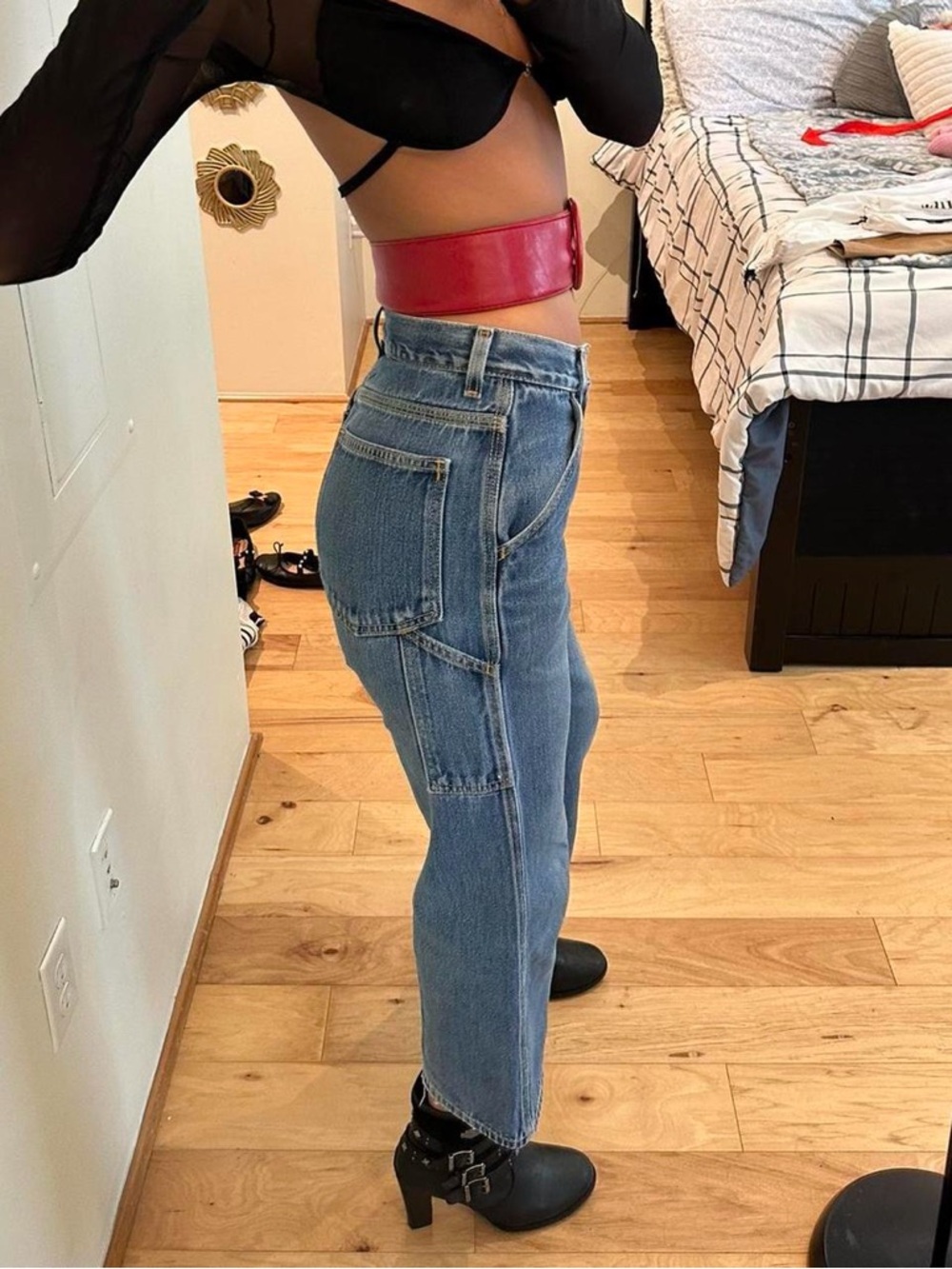 Levi's Blue High-Rise Jeans - Picture 4 of 4